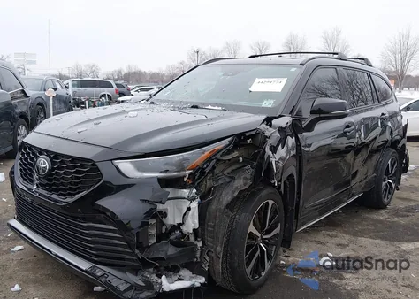 2021 Toyota Highlander Xse from USA, damaged, VIN 5TDLZRBH9MS110722